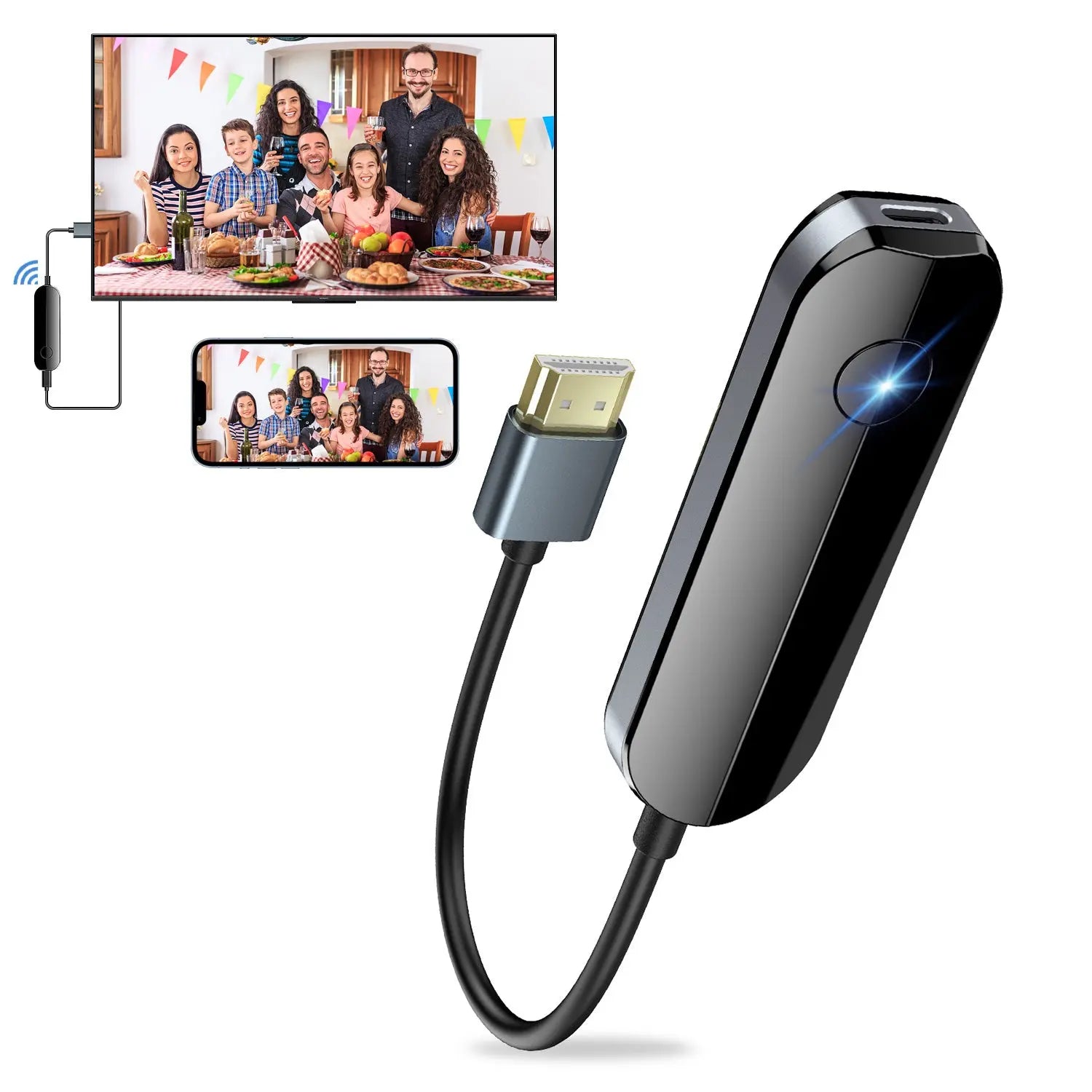 Ishare HDMI Wireless Adapter for Ios, Stream to Display